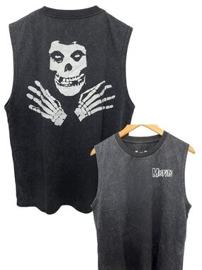 Misfits Men’s Sleeveless T-Shirt Muscle Shirt Large NWT